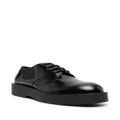Jil Sander chunky-sole leather Derby shoes - Black