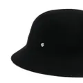 Helen Kaminski merino-wool ribbon hat - Black