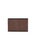 ETRO paisley-jacquard leather wallet - Blue