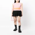 MSGM ruffle-detailing high-waist skirt - Black