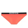 Calvin Klein logo-waistband bikini bottoms - Red