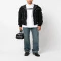 Versace zip-detail puffer jacket - Black
