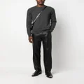 Versace Greca-trim cashmere jumper - Black