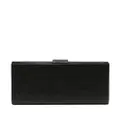 CHANEL Pre-Owned 2003 CC stitch long bifold wallet - Black