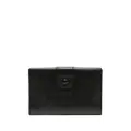 CHANEL Pre-Owned 1997 CC stitch flap bifold wallet - Black