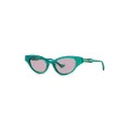 Gucci Eyewear cat-eye frame sunglasses - Green