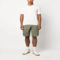 Brunello Cucinelli panelled cotton cargo shorts - Green