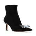 Gianvito Rossi Jaipur 85mm suede ankle boots - Black