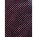 Giorgio Armani micro dot-print silk tie - Blue