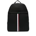 Tommy Hilfiger Dome logo-tape backpack - Black