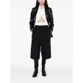 Alexander Wang double-waist cropped trousers - Black
