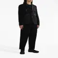 Junya Watanabe MAN straight-leg drop-crotch trousers - Black