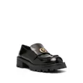 Versace Alia 50mm patent-leather loafers - Black