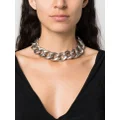 ISABEL MARANT chunky curb-chain necklace - Silver