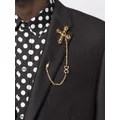Dolce & Gabbana cross pin brooch - Gold