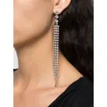 ISABEL MARANT crystal-embellished fringe earrings - Silver