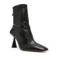 Aquazzura Amore 95mm leather boots - Black