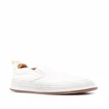 Buttero panelled leather slip-on sneakers - White