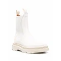 Buttero panelled leather Chelsea boots - White