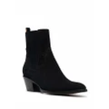 Buttero block-heel ankle boots - Black