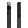 Gucci Interlocking G oval buckle belt - Black