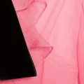 Gucci ruffle-front chiffon dress - Pink
