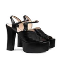 Gucci open-toe platform-sole sandals - Black