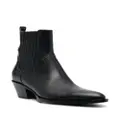 Buttero 55mm leather ankle boots - Black