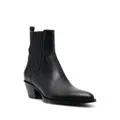 Buttero 55mm leather ankle boots - Black