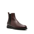 Buttero ankle-length leather boots - Brown