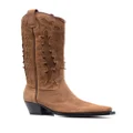 Buttero knee-length cowboy boots - Brown