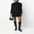 Kiton decorative-stitch cashmere blazer - Black