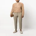 Brunello Cucinelli open-knit sequinned jumper - Brown