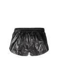 Mugler drawstring beach shorts - Black