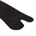 Maison Margiela silk over-the-knee Tabi socks - Black