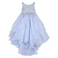 MAISON AVA bead-embellished sleeveless dress - Blue