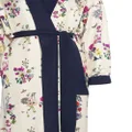 ERES floral-print tied-waist gown - Neutrals
