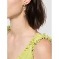 Maje floral-motif drop earrings - Gold