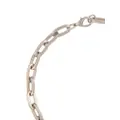 Susan Caplan Vintage 1990s brushed-finish chain necklace - Silver