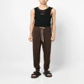 Rick Owens knitted cashmere-blend track pants - Brown