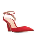 Gianvito Rossi Aura D'Orsay suede pumps - Red