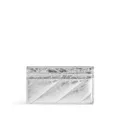 Balenciaga logo-plaque leather cardholder - Silver