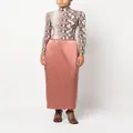 Nanushka Racha wrap skirt - Brown