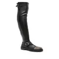 Jimmy Choo Biker II knee-high boots - Black