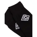 Casablanca intarsia-logo socks - Black
