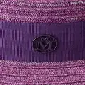 Maison Michel Virginie straw Fedora hat - Purple