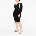 Stella McCartney V-neck knitted dress - Black