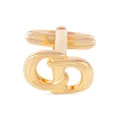 Christian Dior Pre-Owned 1980s pre-owned logo cufflinks - Gold