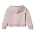 Brunello Cucinelli Kids zip-up hooded sweatshirt - Pink