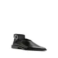 Jil Sander pointed-toe leather shoes - Black